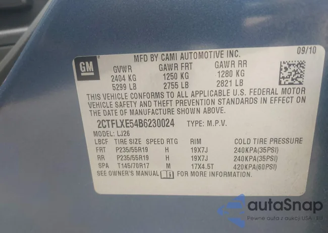 2CTFLXE54B6230024: 42774562