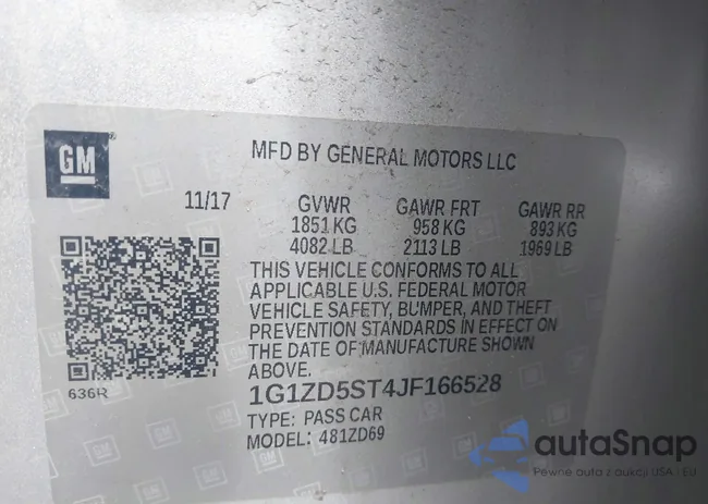 1G1ZD5ST4JF166528: 42775108