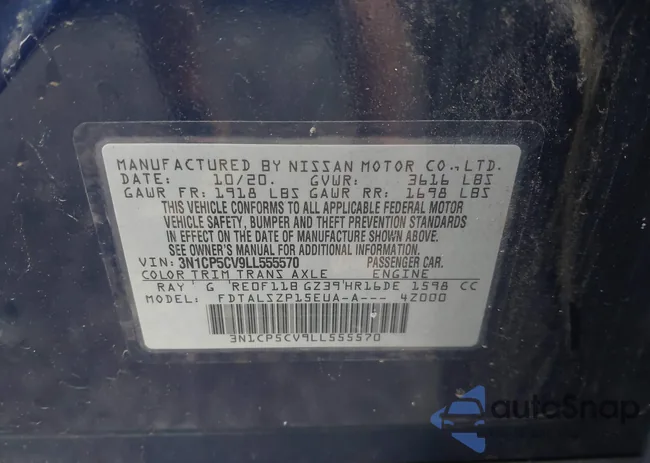 3N1CP5CV9LL555570: 42775407