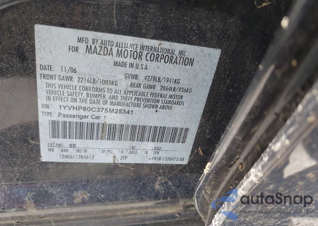 1YVHP80C375M25341: 42775479