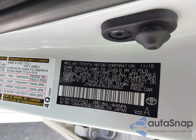 JTNKARJE4GJ515653: 42774610