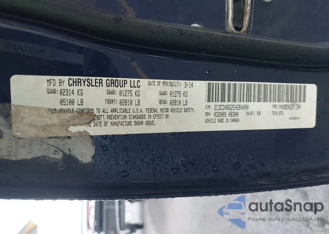 2C3CDXBG2EH264090: 42774892