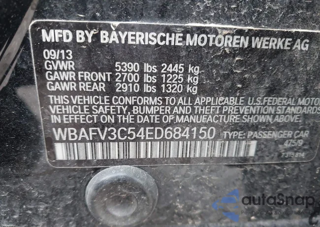 WBAFV3C54ED684150: 42776058