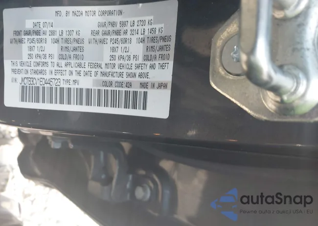 JM3TB3CV1E0446723: 42776216