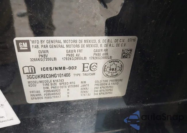 3GCUKREC9HG101466: 42776299