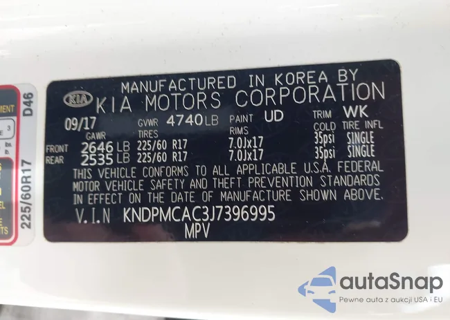 KNDPMCAC3J7396995: 42776545