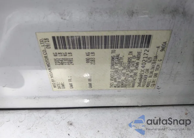 1N4AA6AP2JC402172: 42775804