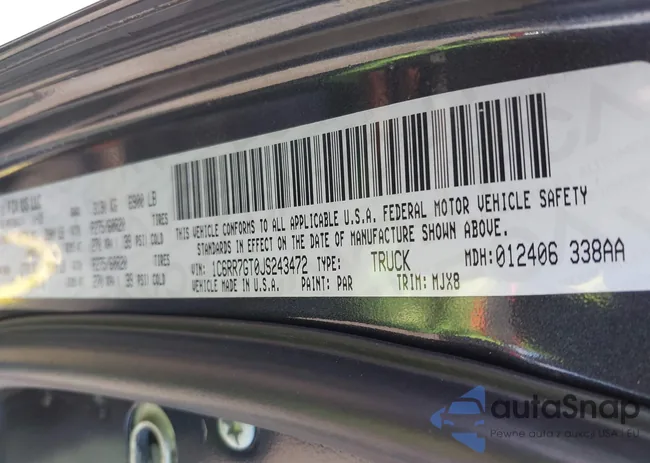 1C6RR7GT0JS243472: 42777177