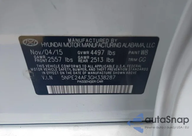 5NPE24AF3GH338287: 42777502