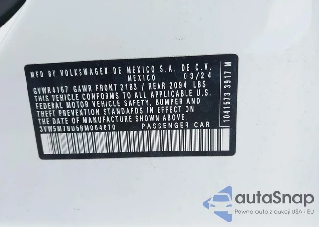 3VW5M7BU5RM064870: 42777587