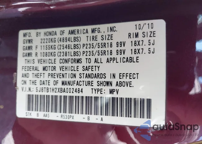 5J8TB1H2XBA002484: 42777601