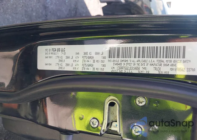 1C6RR7GG2JS310656: 42776696