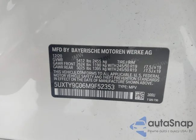 5UXTY9C06M9F52353: 42776719