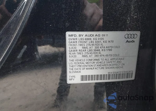 WA1DGAFE1CD002675: 42776772