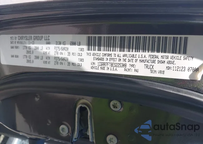 1C6RR7FT8ES225308: 42776927