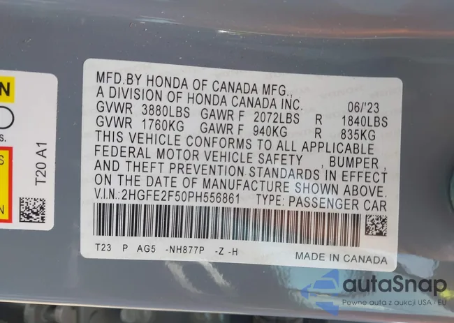 2HGFE2F50PH556861: 42776984