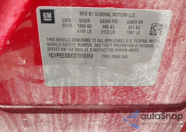 1G1PE5SBXD7316359: 42778015