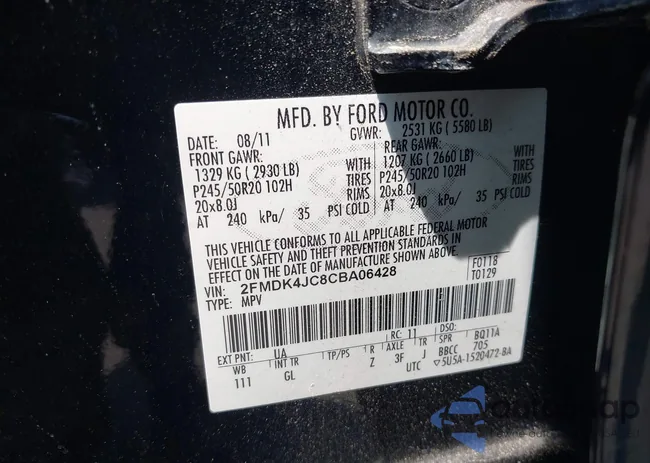 2FMDK4JC8CBA06428: 42777762