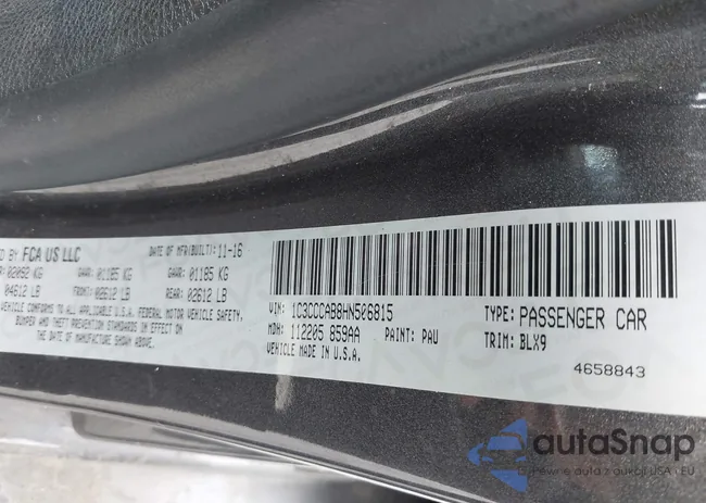 1C3CCCAB8HN506815: 42777867