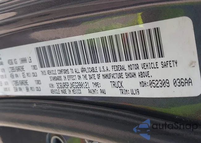 3C6UR5PJXEG280121: 42779091