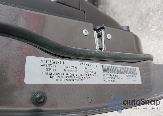 2C3CCARG2JH338656: 42779138