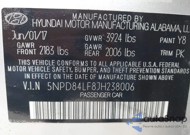 5NPD84LF8JH238006: 42779238