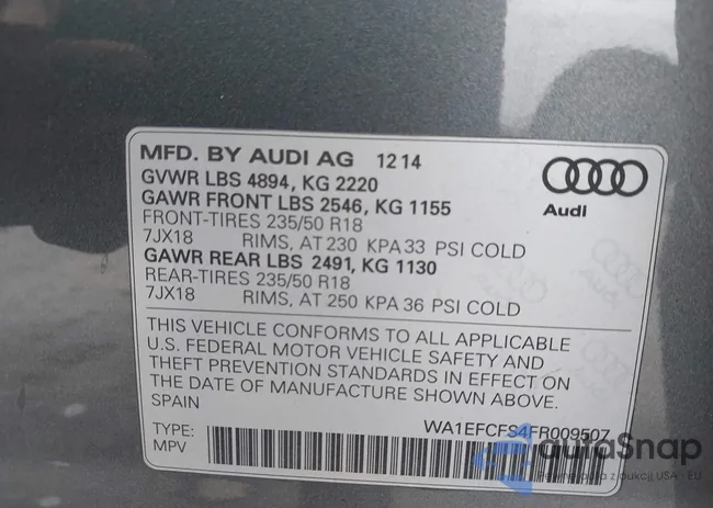 WA1EFCFS4FR009507: 42779269