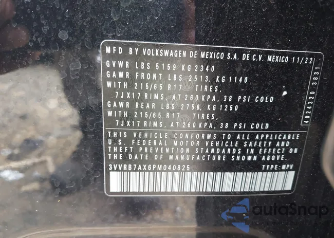 3VVRB7AX6PM040825: 42779394