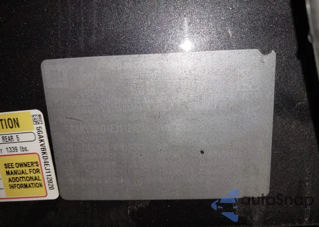 5GAKVBKD4EJ112020: 42778680