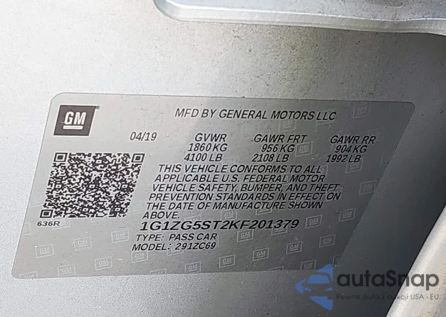 1G1ZG5ST2KF201379: 42780096