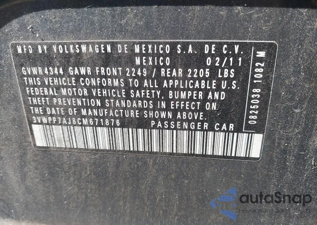 3VWPP7AJ8CM671876: 42780490