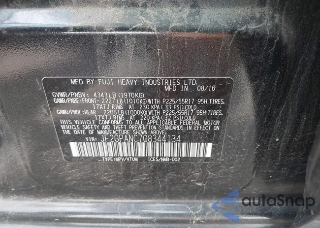 JF2GPANC7G8344134: 42779669