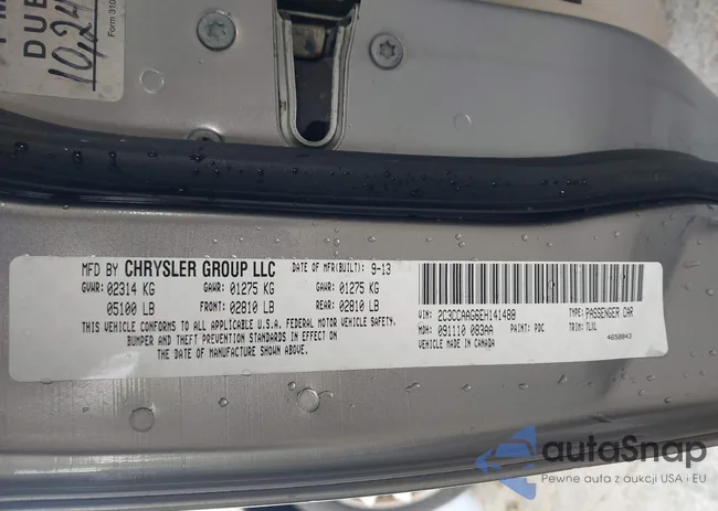 2C3CCAAG6EH141488: 42779821