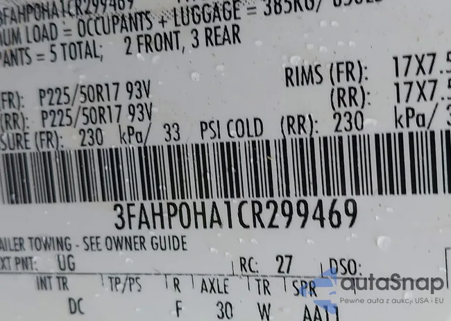 3FAHP0HA1CR299469: 42779957