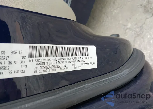 2C4RDGCG1DR583008: 42781113