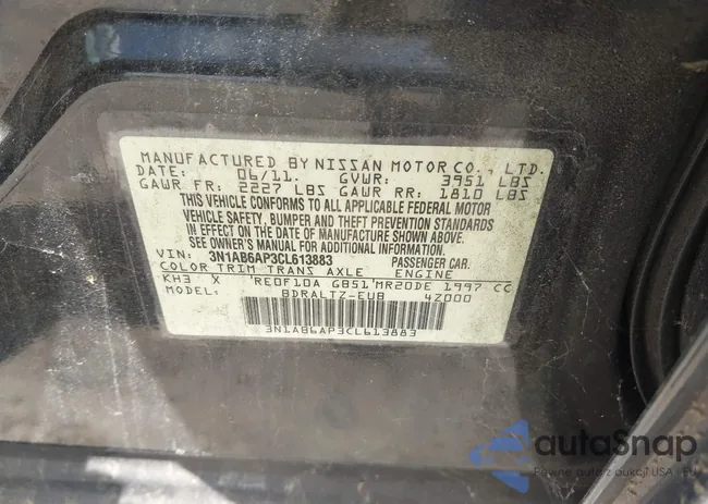 3N1AB6AP3CL613883: 42781320