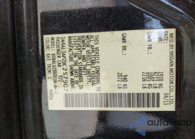 1N4AL3AP2DC257907: 42781339