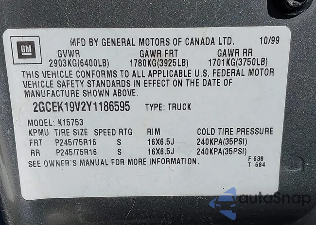 2GCEK19V2Y1186595: 42780868