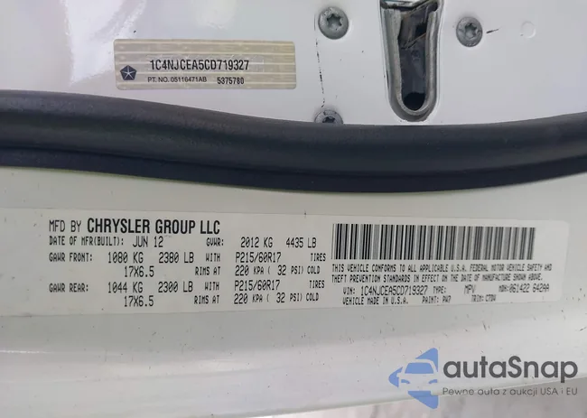 1C4NJCEA5CD719327: 42780964