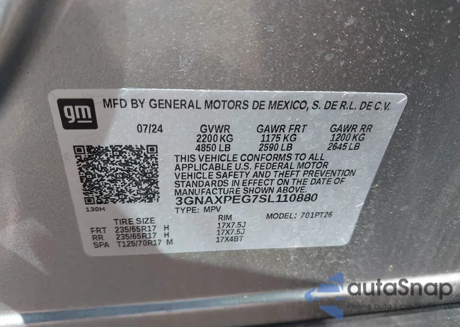 3GNAXPEG7SL110880: 42782075