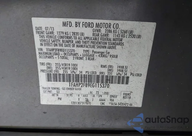 1FAHP2F89EG115370: 42782366