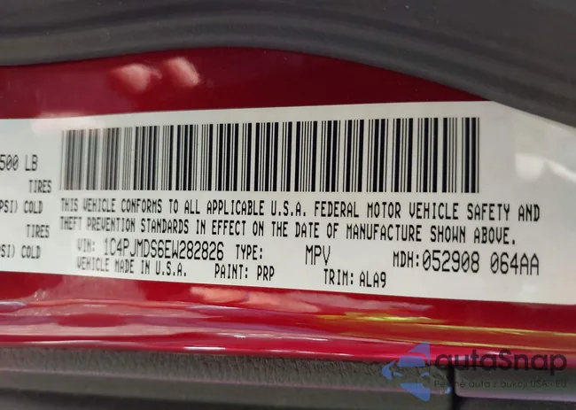 1C4PJMDS6EW282826: 42781887