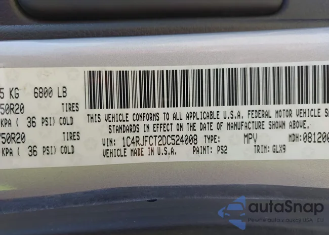 1C4RJFCT2DC524008: 42783016