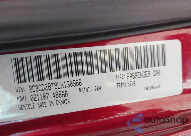 2C3CDZBT9LH130988: 42783295