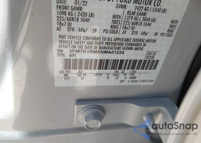 3FMTK1RMXNMA01224: 42782814