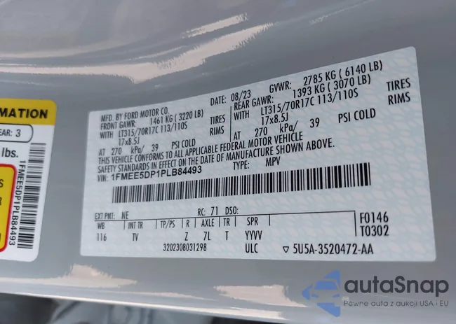 1FMEE5DP1PLB84493: 42784150