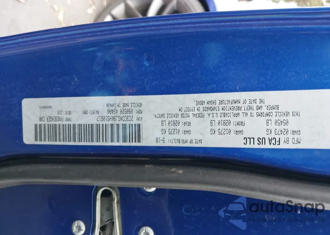 2C3CDXGJ9KH510617: 42784206