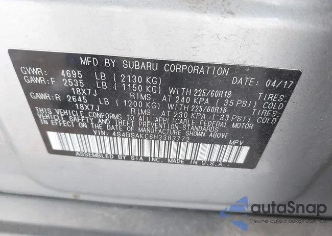 4S4BSAKC6H3383772: 42784328