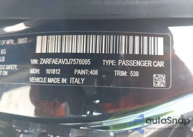 ZARFAEAV3J7576095: 42784494