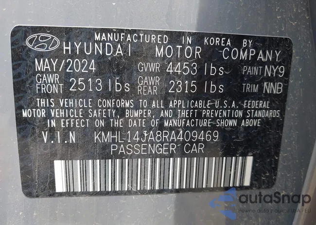 KMHL14JA8RA409469: 42783618